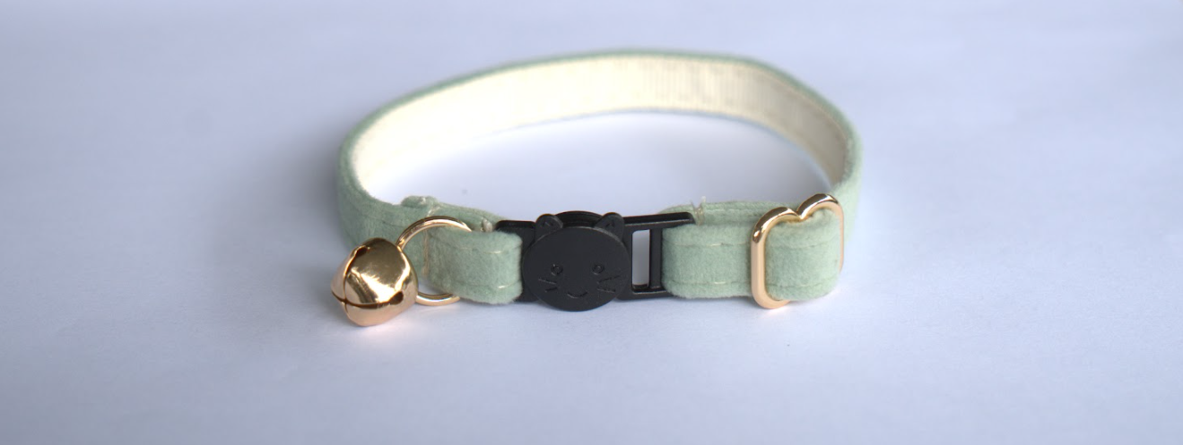 indoor velvet cat breakaway collar